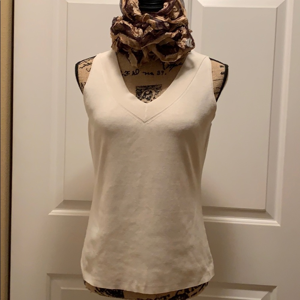 Ann Taylor Lift v-neck sleeveless sweater - Picture 2 of 5